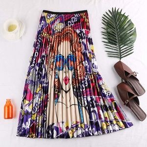 Maxi Pleated Skirt